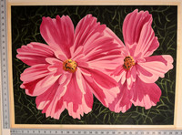 Two Pink Cosmos #3